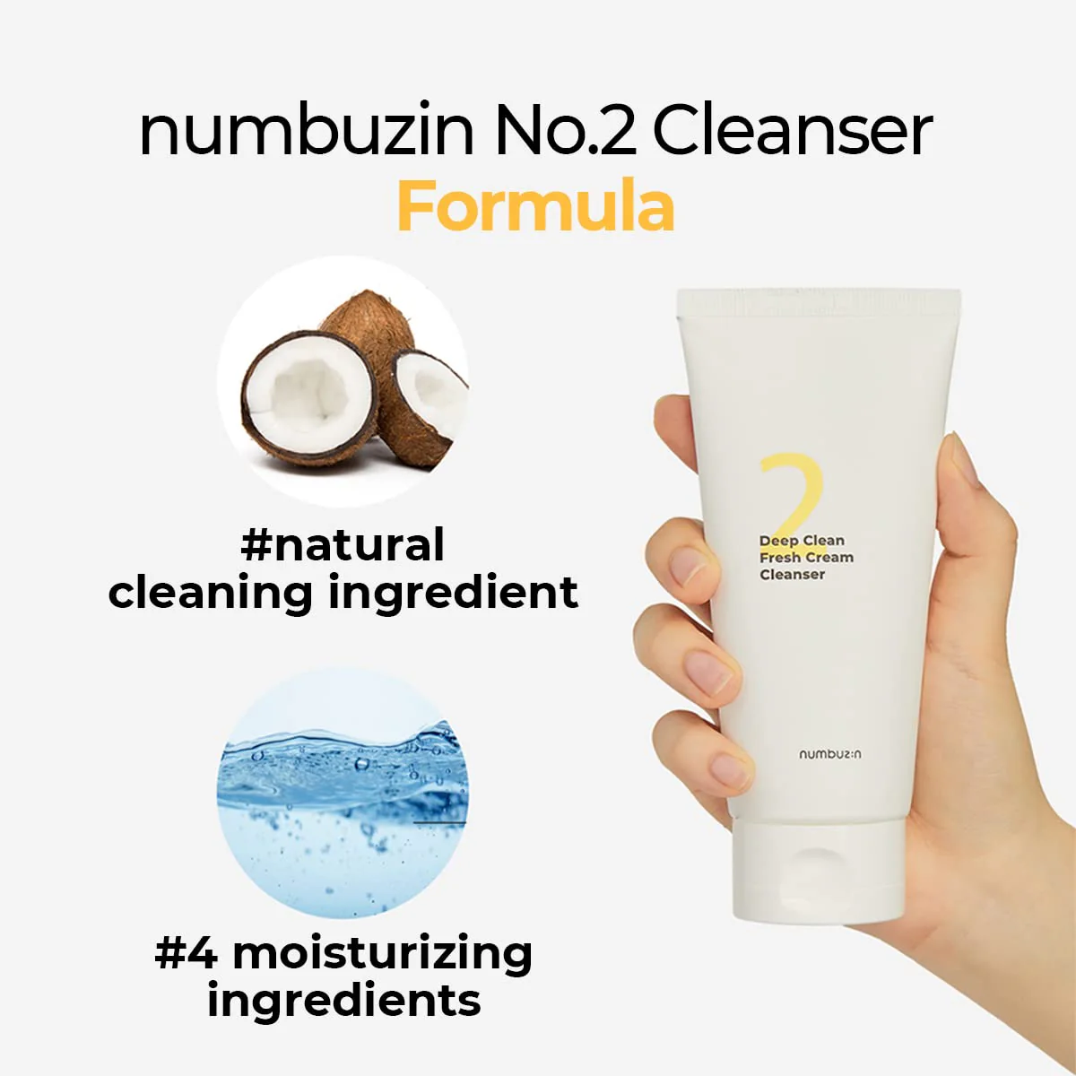 No.2 Deep Clean Fresh Cream Cleansing Foam - Image 5
