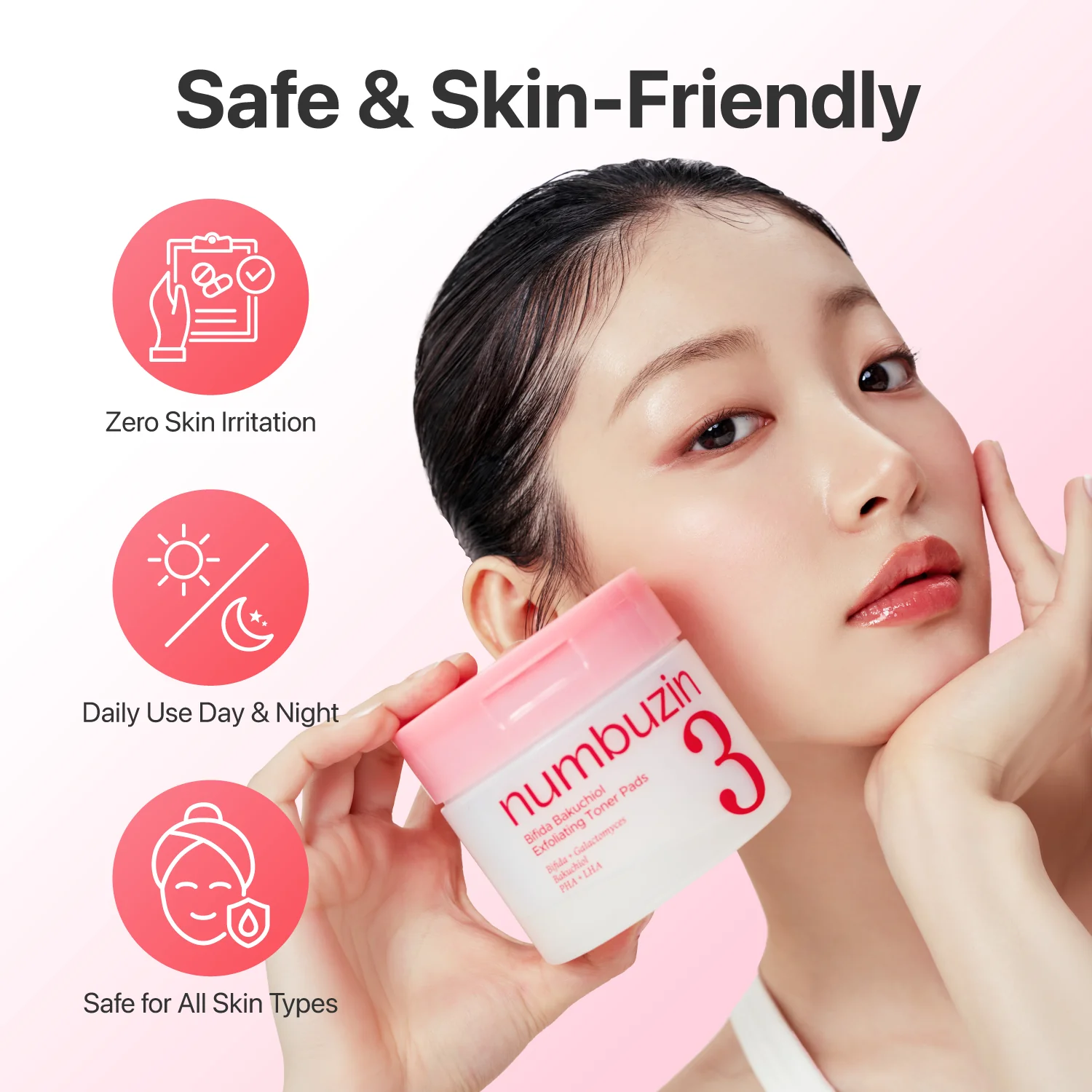 No.3 Bifida Bakuchiol Exfoliating Toner Pads - Image 9