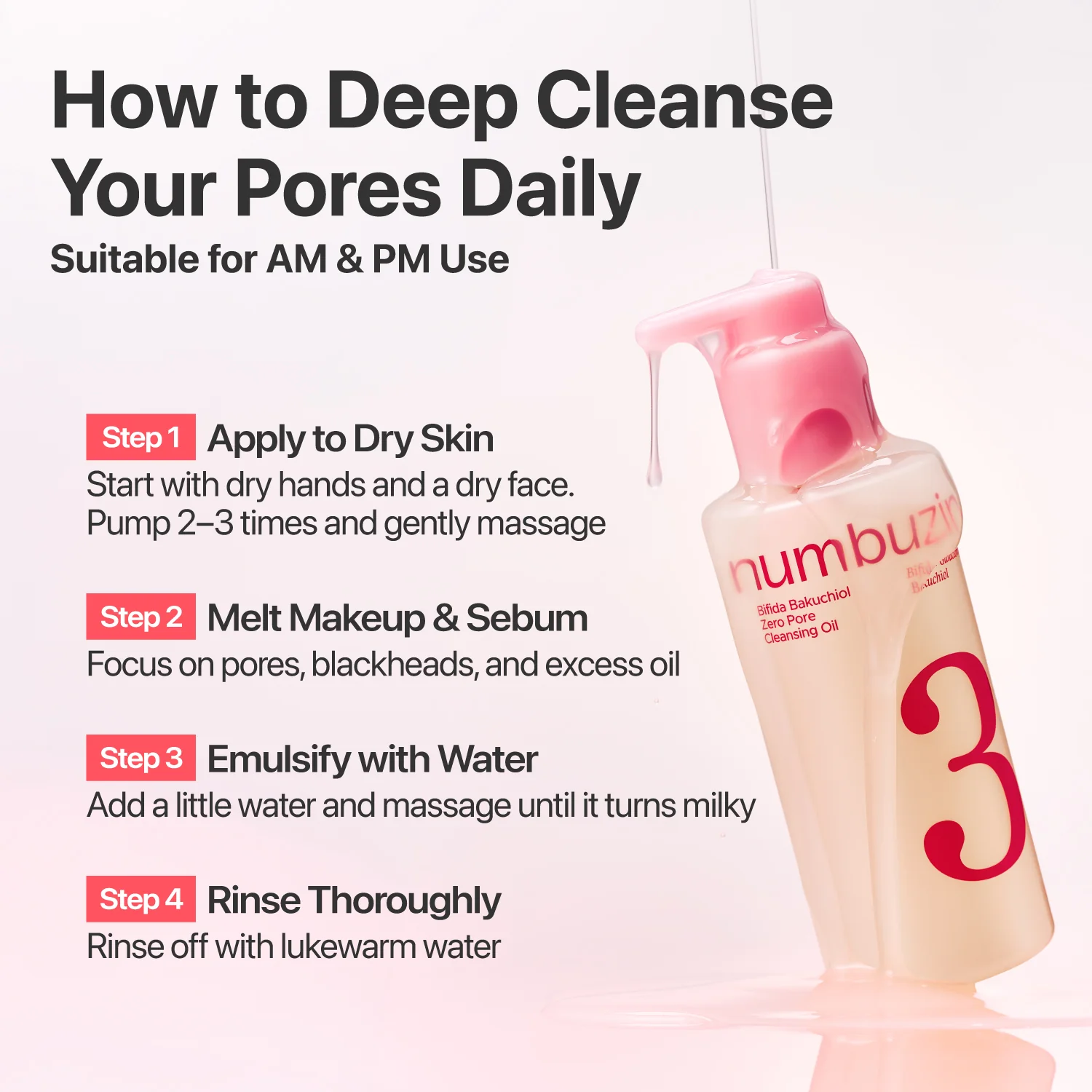 No.3 Bifida Bakuchiol Zero Pore Cleansing Oil - Image 9
