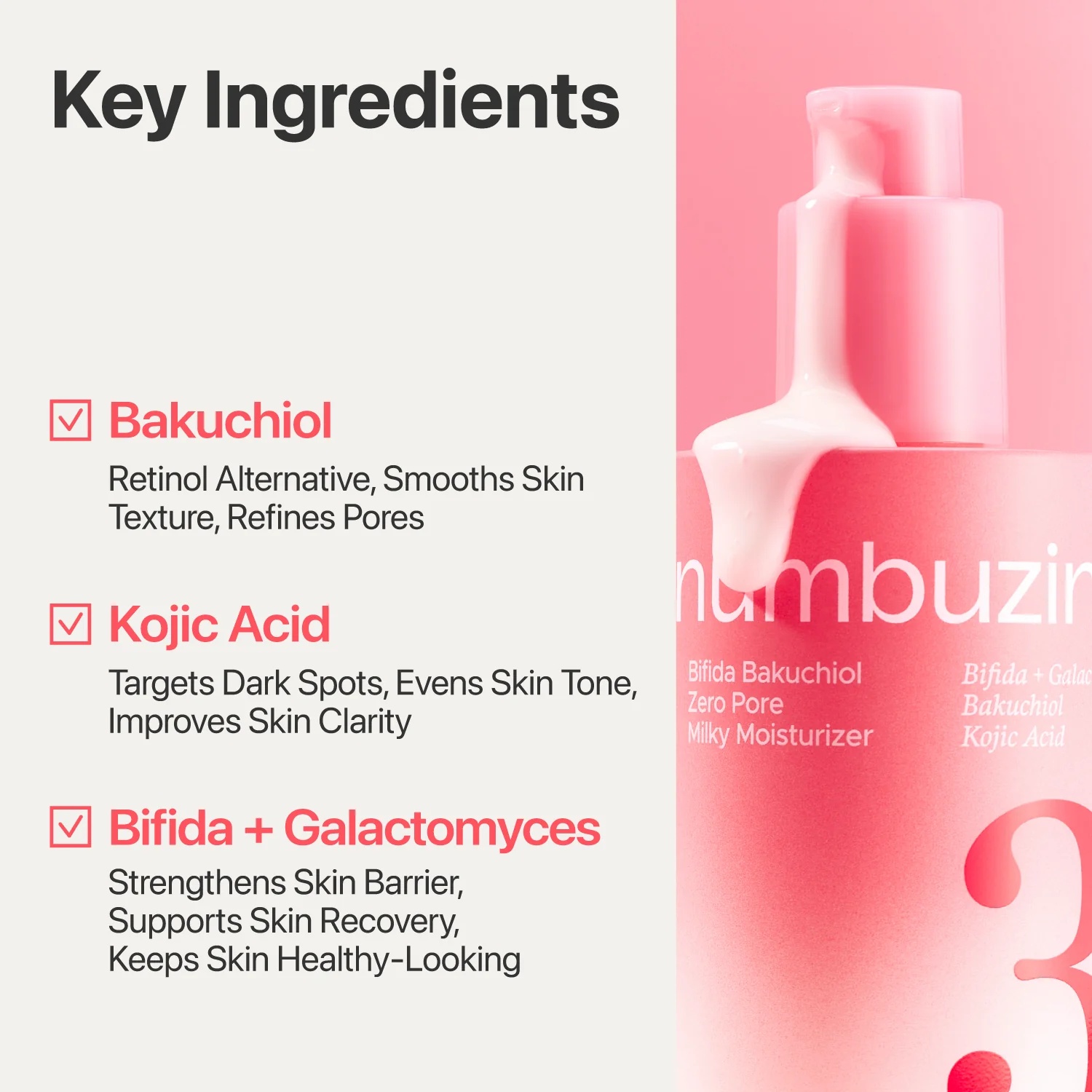 No.3 Bifida Bakuchiol Zero Pore Milky Moisturizer - Image 8
