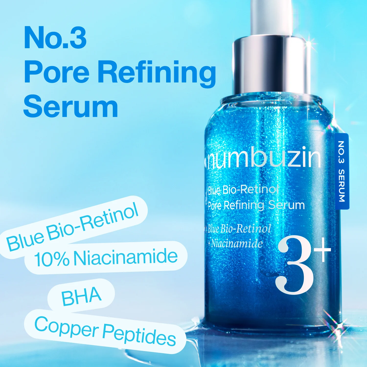 No.3 Blue Bio-Retinol Pore Refining Serum - Image 3