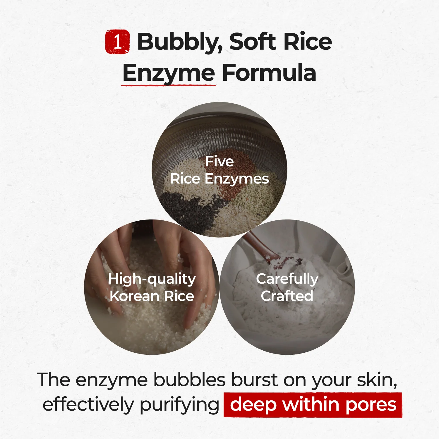 No.3 Rice Enzyme Skin Softening Cleansing Foam - Image 6