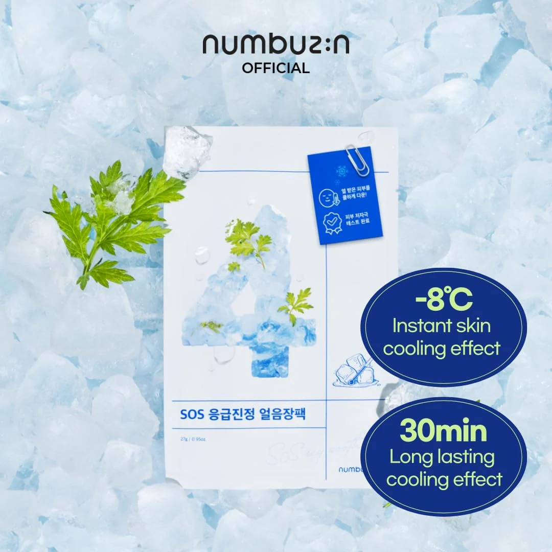 No.4 Icy Soothing Sheet Mask (4 Sheets) - Image 3
