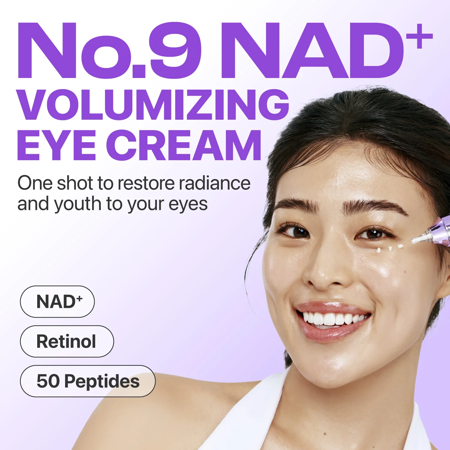 No.9 NAD+ Retinol Volumetox Eye Cream - Image 4