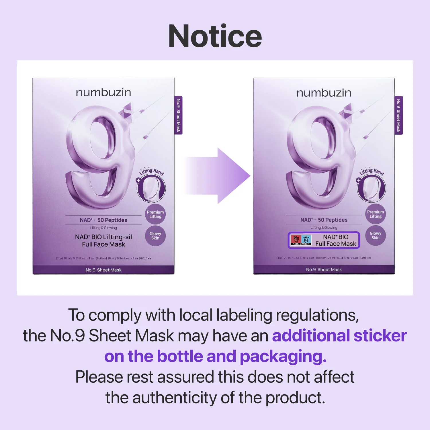 No.9  NAD+ BIO Face Mask Bundle (16 Sheets + 4 Lifting Bands) - Image 13